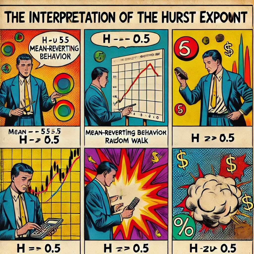 explaining the interpretation of the Hurst Exponent