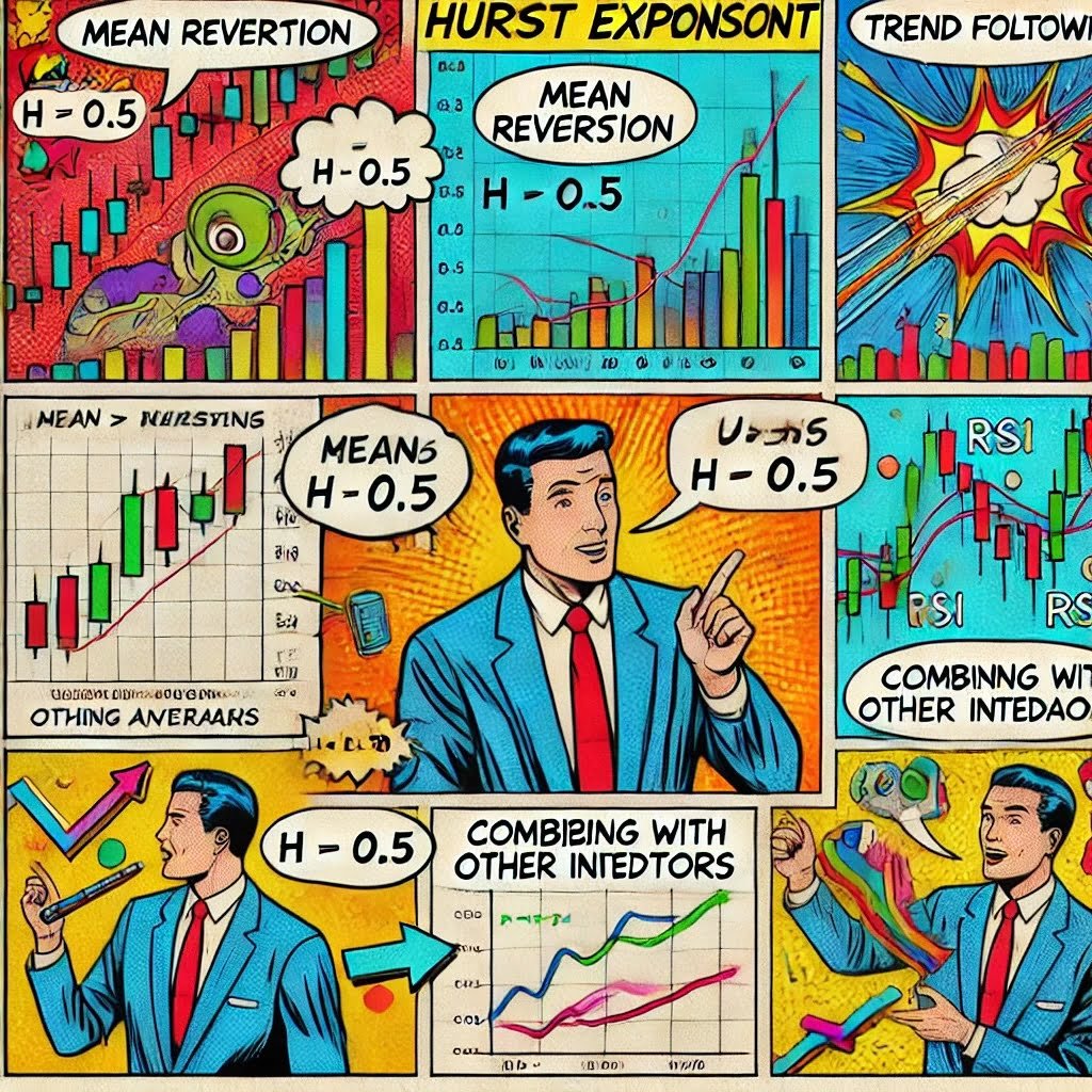 explaining trading strategies using the Hurst Exponent