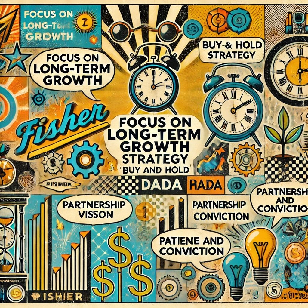 Focus on Long-Term Growth" and the "Buy and Hold Strategy" highlights the importance of patience, long-term vision, and solid fundamentals in investing