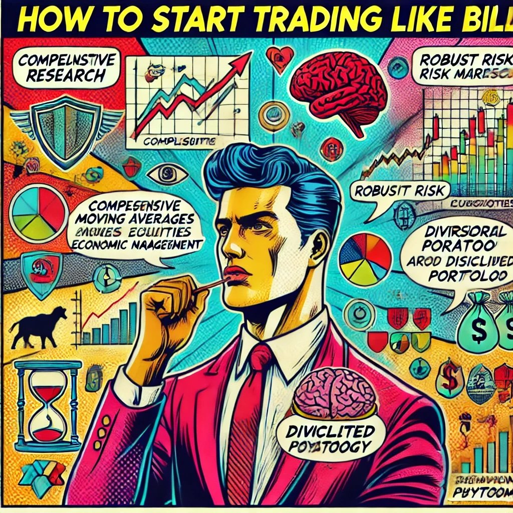 how to start trading like Bill Dunn such as comprehensive research, risk management, portfolio diversification, and behavioral finance