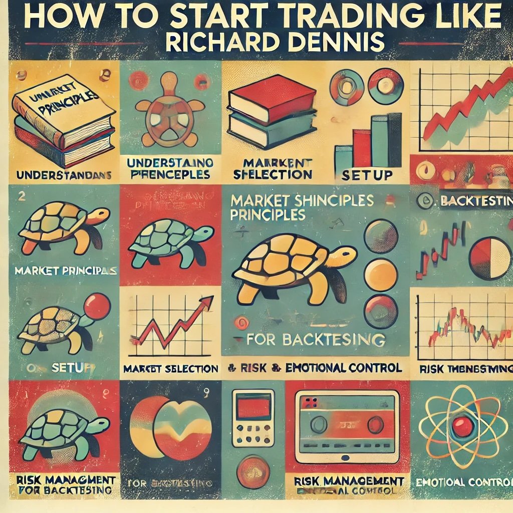 How to Start Trading Like Richard Dennis illustrates the step-by-step process for implementing the Turtle Trading System