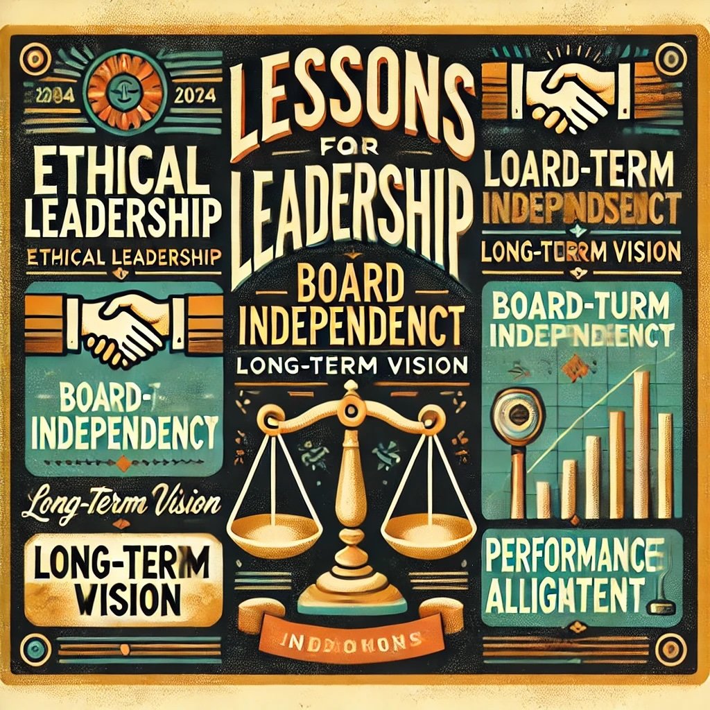 illustration symbolizing lessons for leaders and investors crafted with a nostalgic aesthetic vibrant vintage elements inspire timeless approach to business and investment strategies