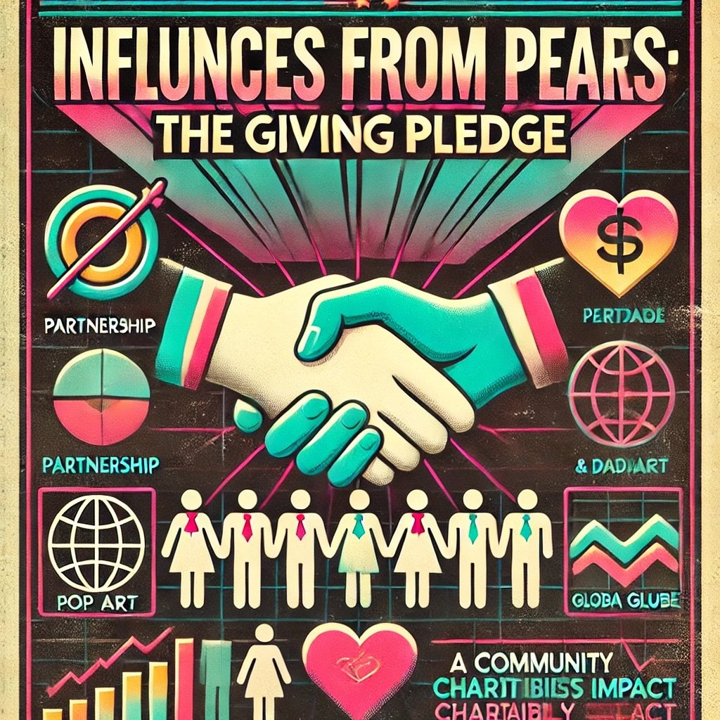 Influences from Peers The Giving Pledge highlights the influence of peer relationships in shaping Buffett’s philanthropic journey with nostalgic and empowering visuals