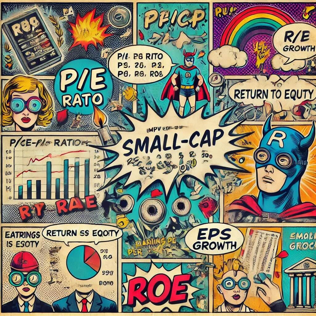 key metrics and indicators for small-cap investing, focusing on financial ratios