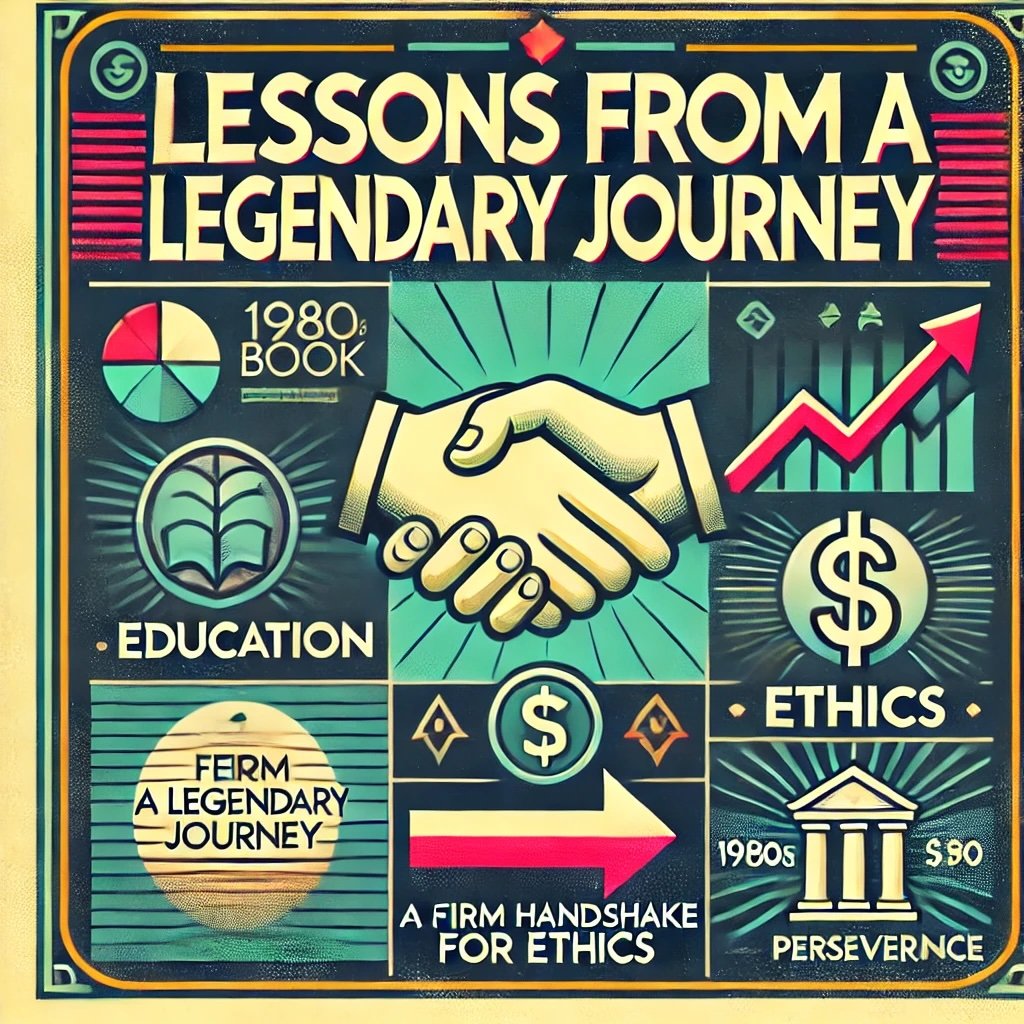 Lessons from a Legendary Journey motivational depiction of timeless lessons from a successful career