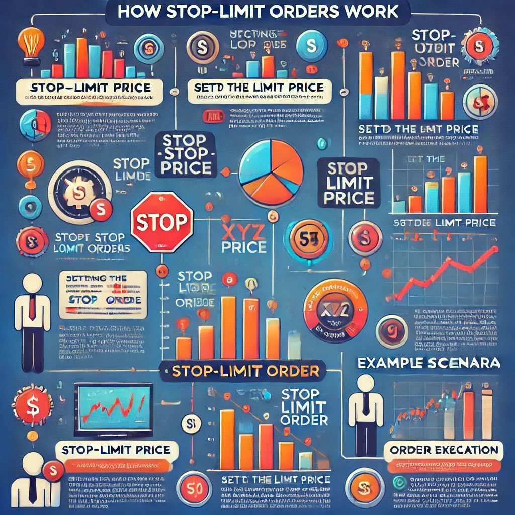 mechanics of stop-limit orders and provides an example scenario