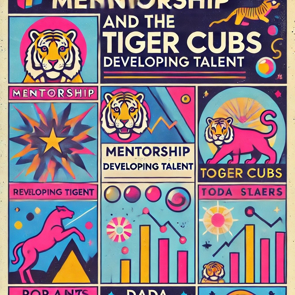 Mentorship and the Tiger Cubs: Developing Talent captures key concepts like mentorship, developing talent, and the legacy of Julian Robertson’s protégés