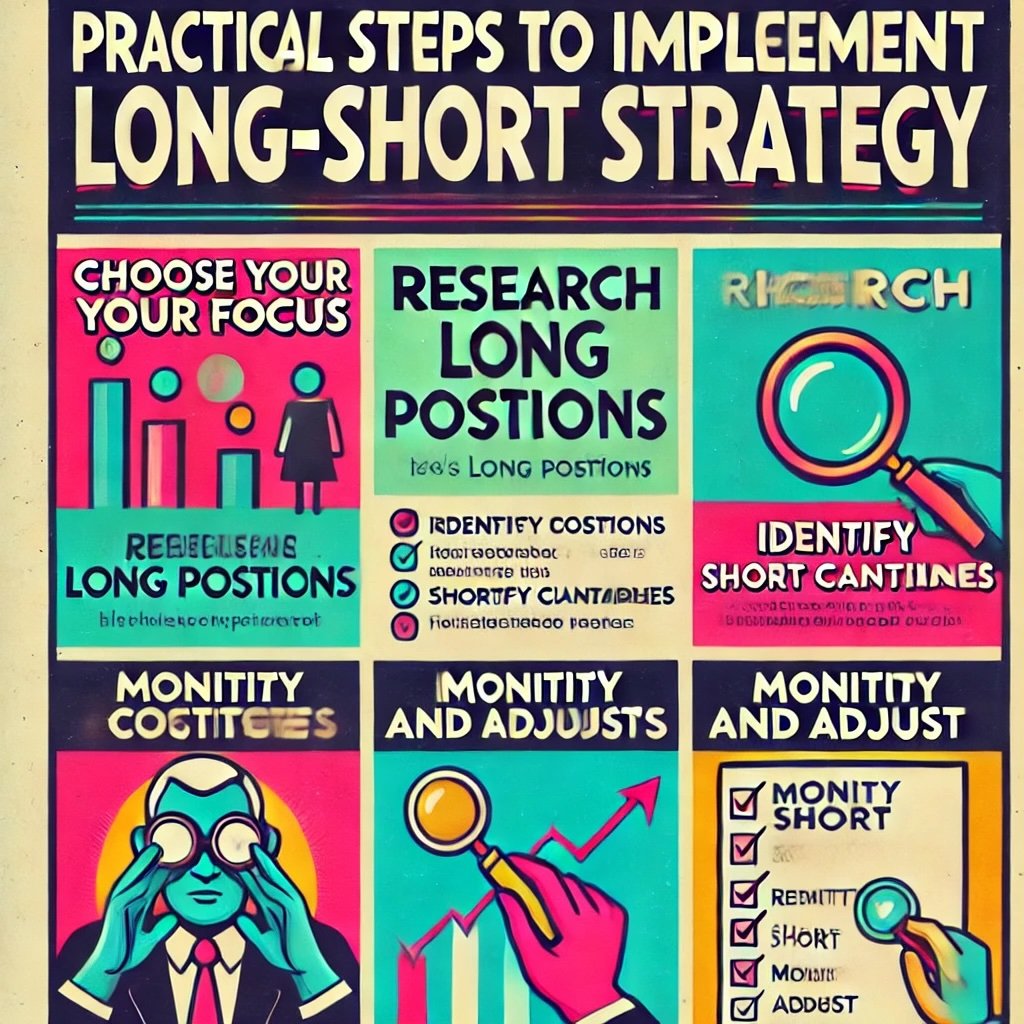 Practical Steps to Implement Einhorn’s Long-Short Strategy highlights key steps like choosing your focus, researching long positions, identifying short candidates, and monitoring and adjusting