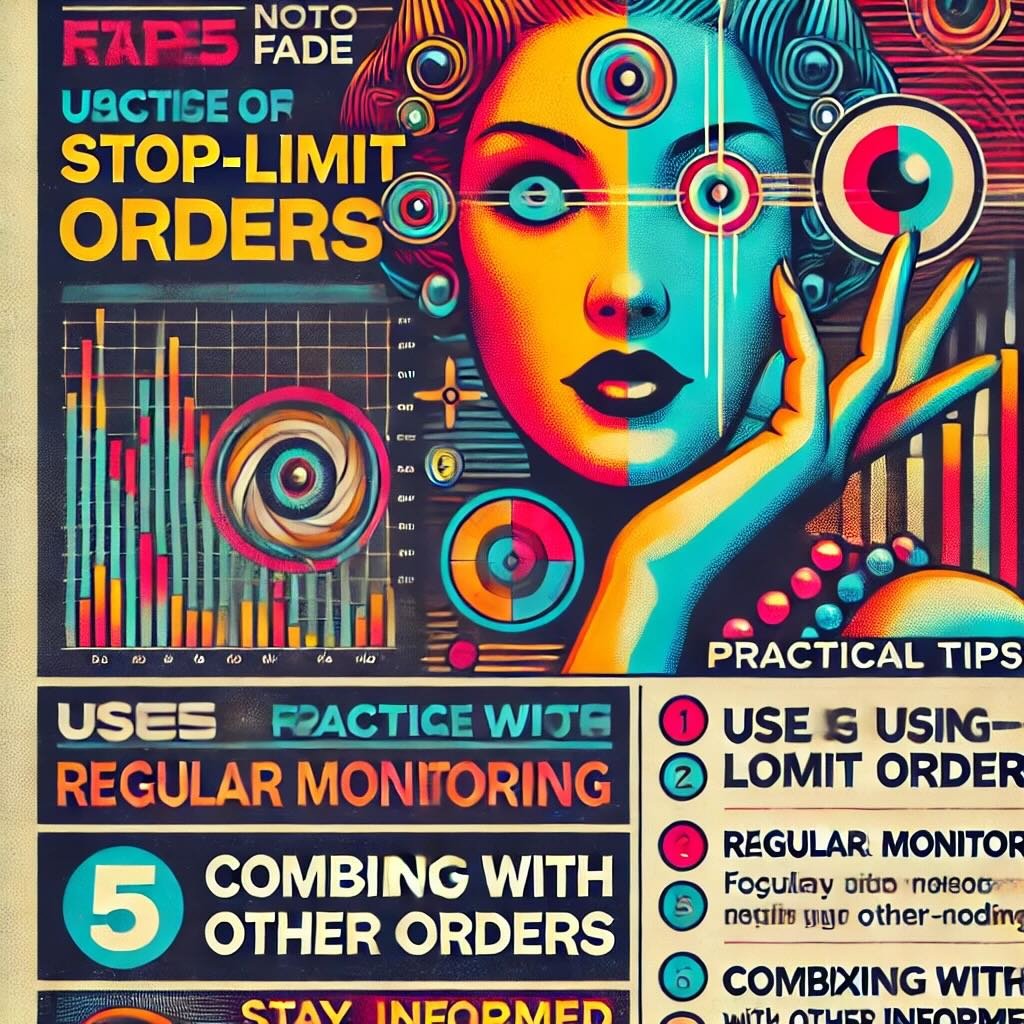 practical tips for using Stop-Limit Orders, focusing on Regular Monitoring, Combining with Other Orders, and Staying Informed