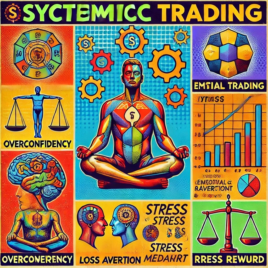 psychological challenges and techniques in systematic trading inspired by Bill Dunn's reflects balance between emotions and disciplined strategy in trading 