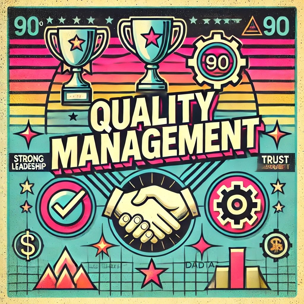 Quality Management representing strong leadership trust, and effective management practices emphasizes the value of quality management in investment decisions.