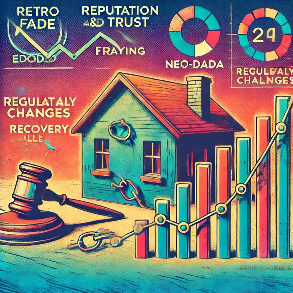 reflecting the long-term consequences for mortgage lenders after a housing market downturn