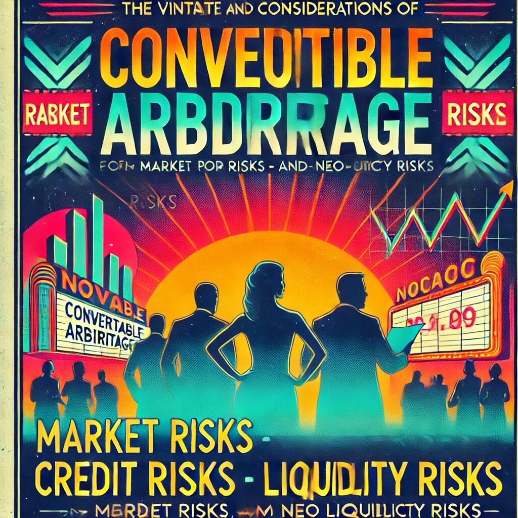 risks and considerations of convertible arbitrage, focusing on Market Risks, Credit Risks, and Liquidity Risks