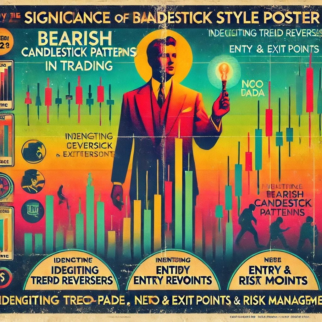 significance of bearish candlestick patterns in trading, focusing on Identifying Trend Reversals, Entry and Exit Points, and Risk Management