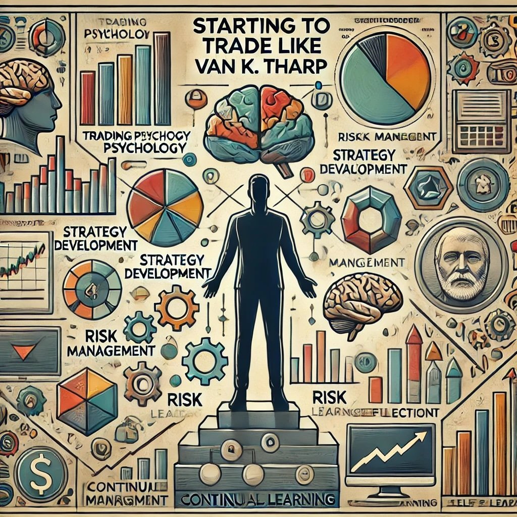 starting to trade like Van K. Tharpe elements of trading psychology, strategy development, risk management, and continuous learning structured approach to implementing Tharp’s methodologies.