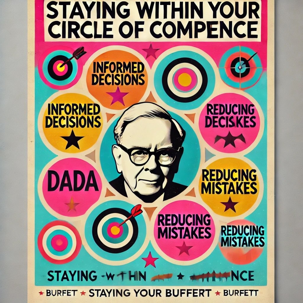 Staying Within Your Circle of Competence emphasizes the importance of investing within your expertise representing informed decisions and reducing mistakes