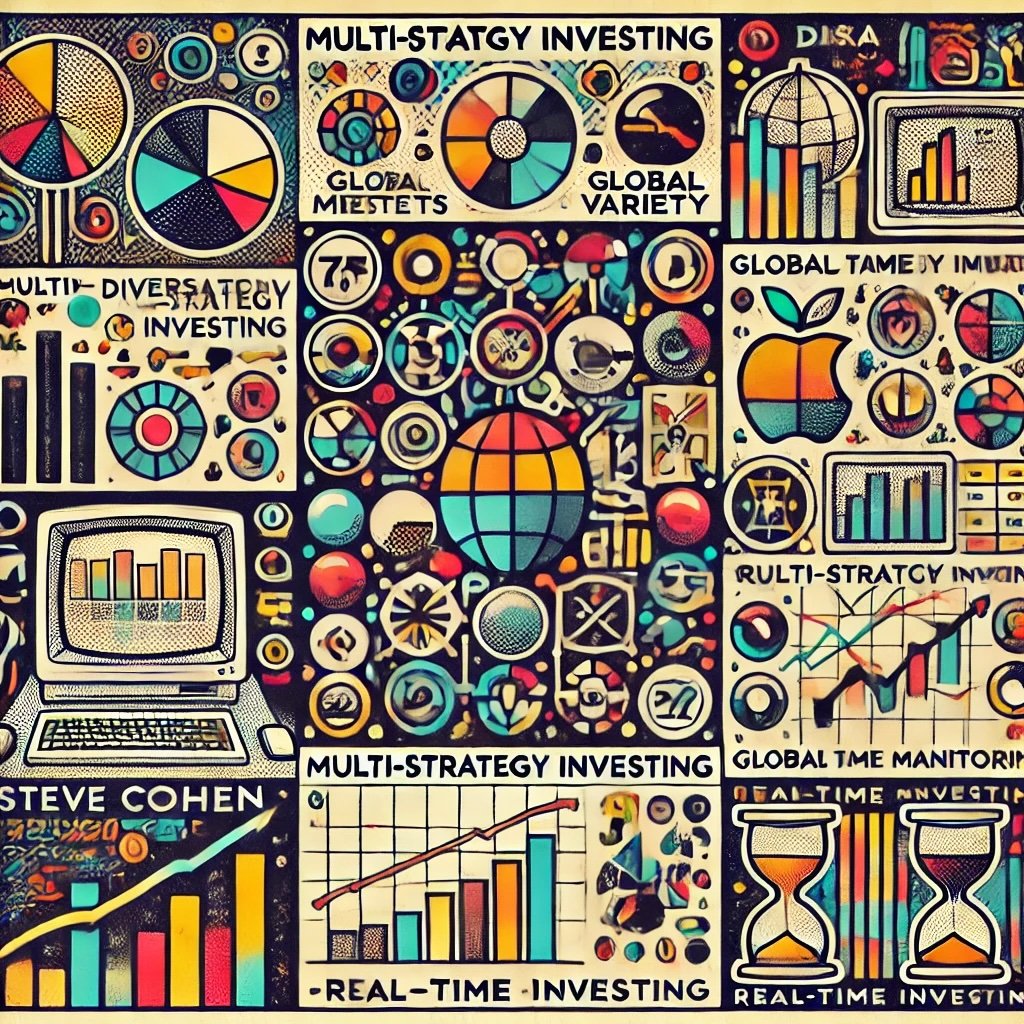 Steve Cohen's risk management at Point72 captures the themes of diversification, multi-strategy investing, and dynamic risk management