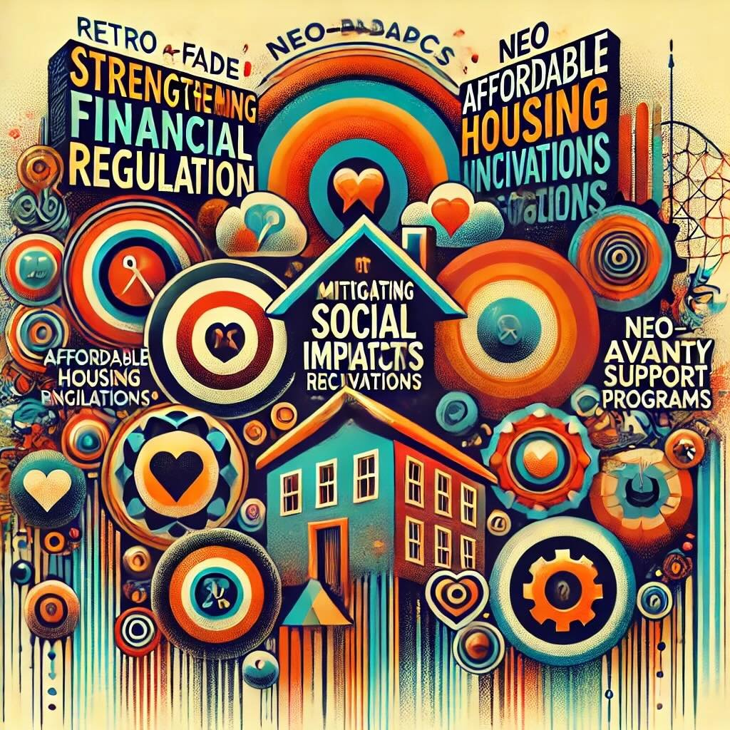 strengthening financial regulation, affordable housing initiatives, and community support programs