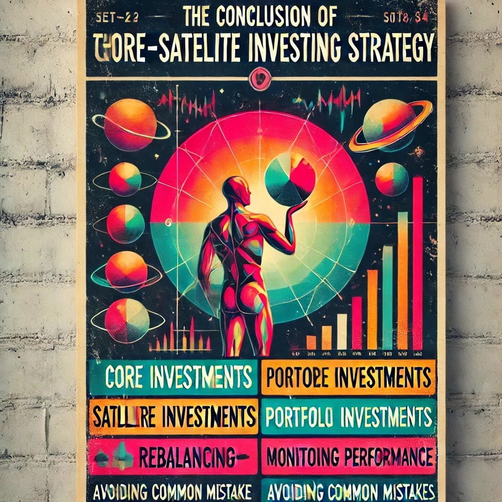 summarizing the conclusion of the core-satellite investing strategy