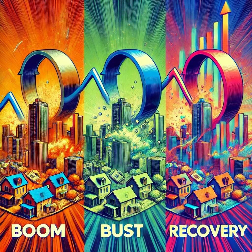  the cyclical nature of housing markets through the phases of boom, bust, and recovery