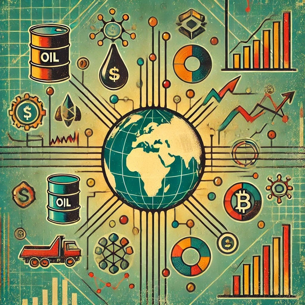 "The Evolution of Markets" concept illustrates the rapid, interconnected transformation of global financial systems. It highlights the impact of new elements like cryptocurrencies, derivatives, and advanced strategies that demand flexibility and foresight. This dynamic representation emphasizes the need for resilience and adaptability in navigating an increasingly complex investment landscape.