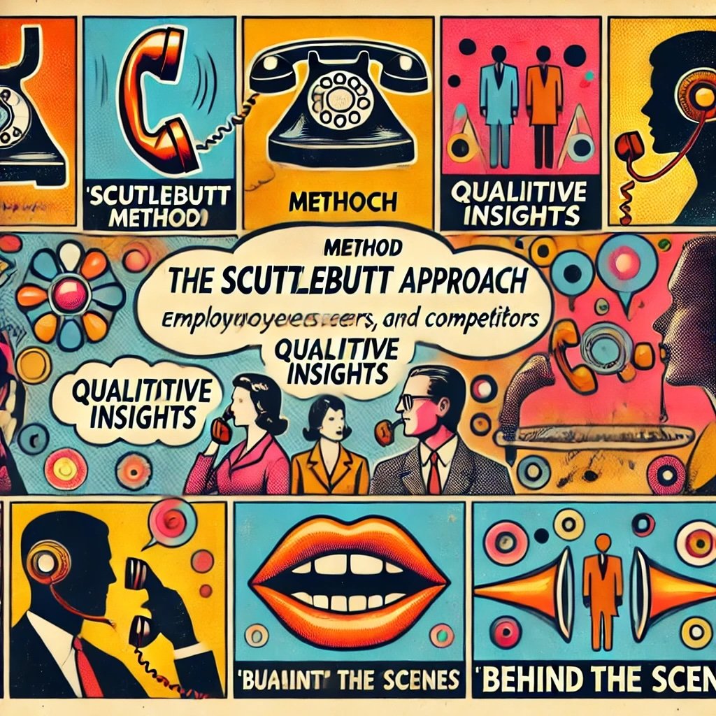 The Scuttlebutt Approach" captures the essence of gathering qualitative insights through informal conversations