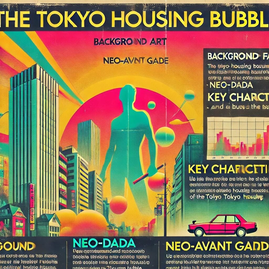 Tokyo Housing Bubble, focusing on the key elements of the economic boom, speculation, overvaluation, and the eventual crash