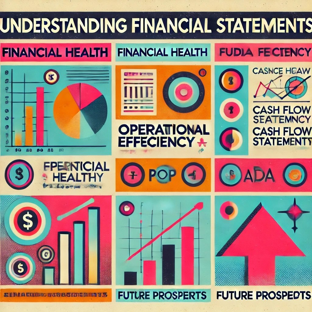 Understanding Financial Statements captures key concepts like financial health, operational efficiency, and future prospects