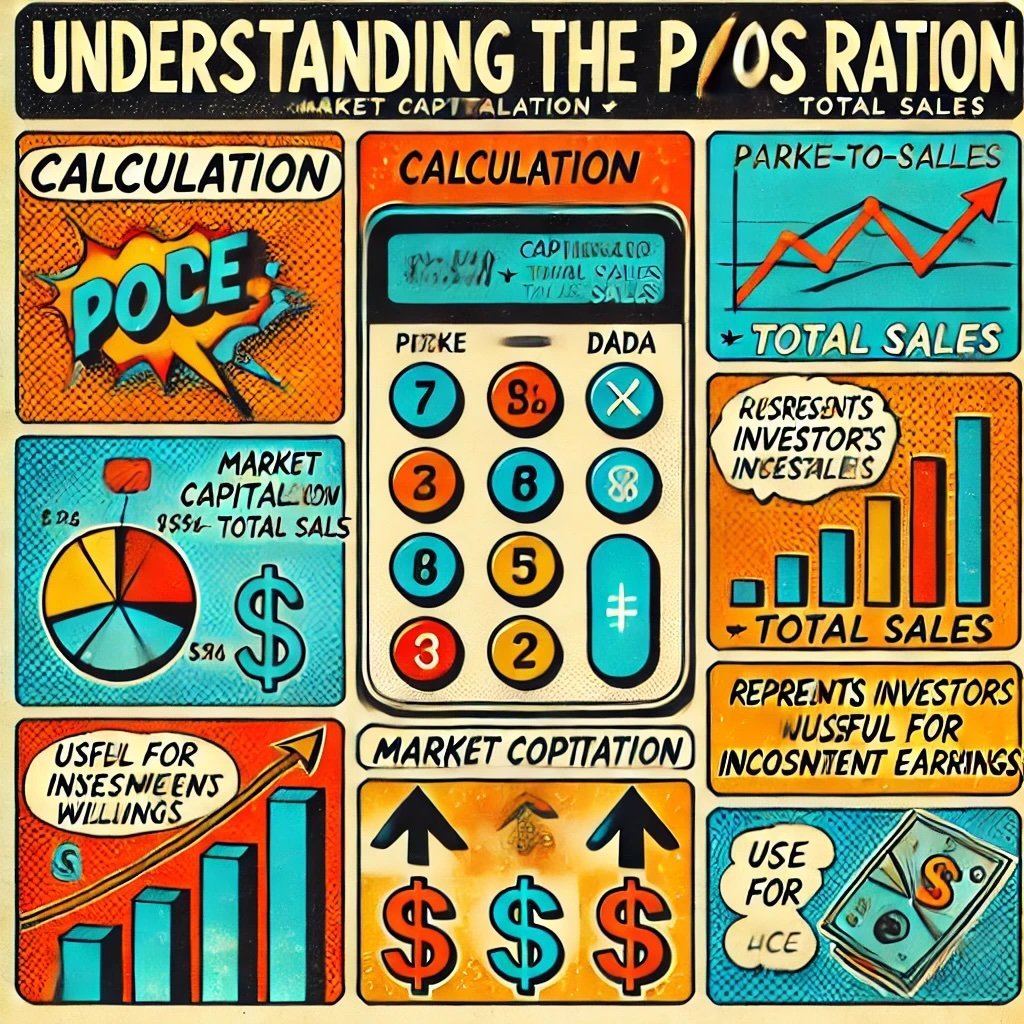 Understanding the Price-to-Sales (P/S) Ratio highlighting key concepts such as calculation, investor willingness, and the usefulness of the P/S ratio