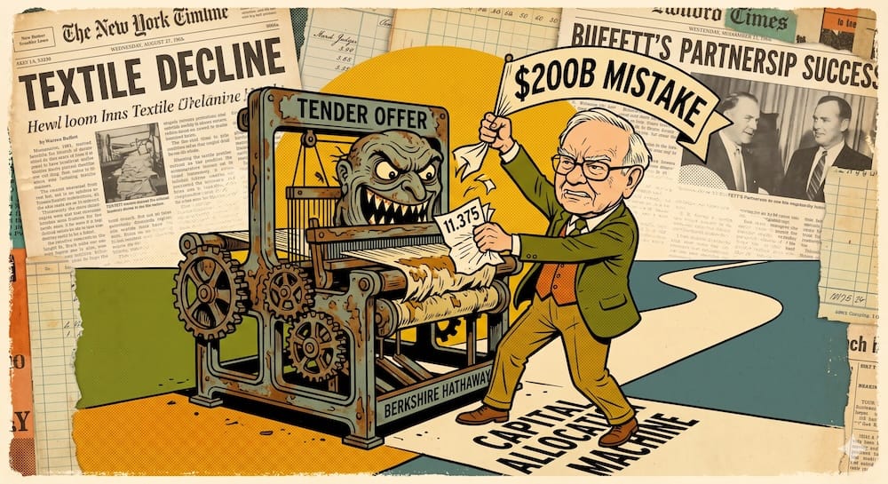 La evolución de Berkshire Hathaway bajo Warren Buffett: de fábrica textil a imperio