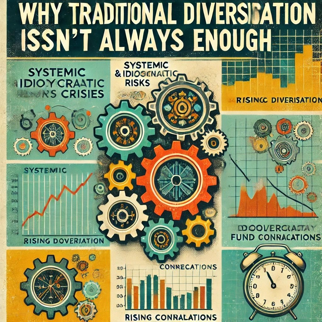 Why Traditional Diversification Isn’t Always Enough explores financial vulnerabilities during market crises rising correlations, systemic risks and overlapping fund concentrations